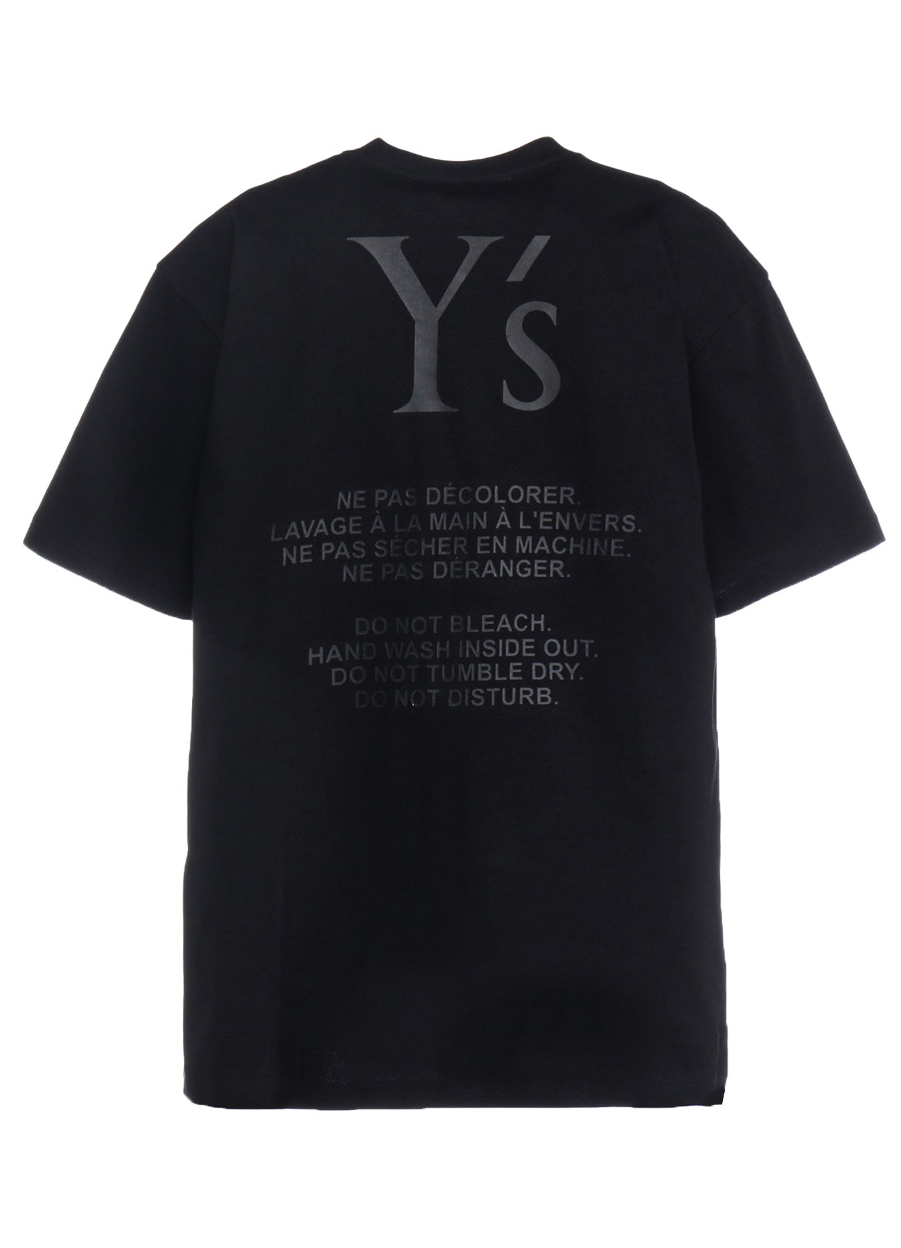 Y's × New Era SHORT SLEEVE COTTON TEE