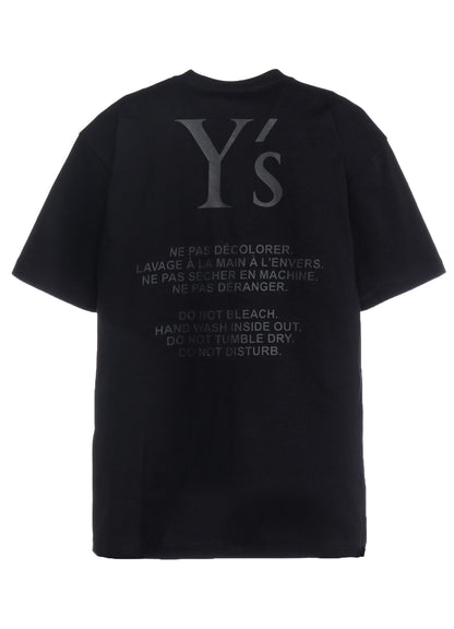 Y's × New Era SHORT SLEEVE COTTON TEE