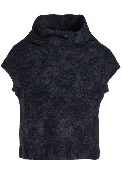 FLOWER PILE JACQUARD OFF TURTLE FRENCH T