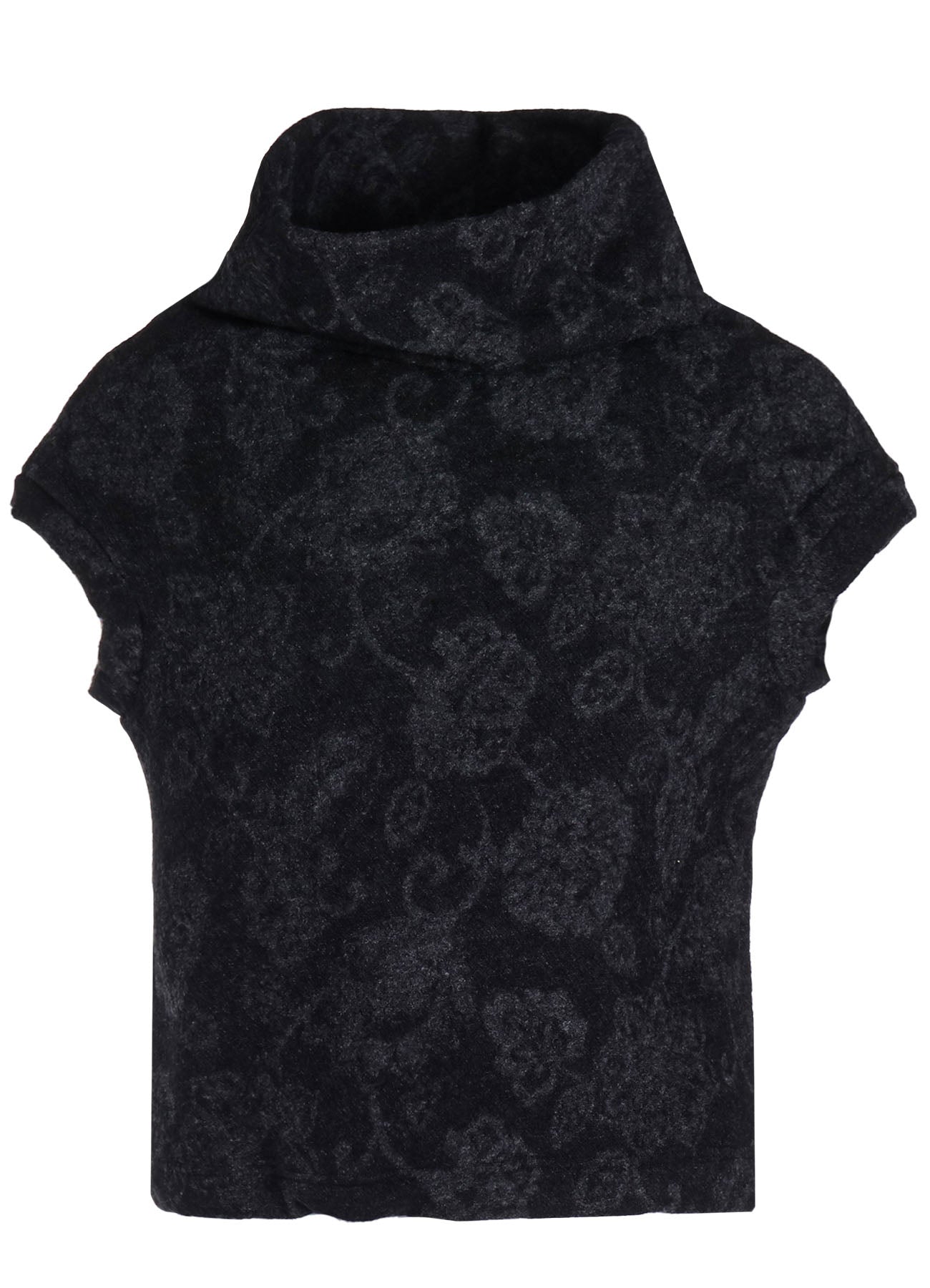 FLOWER PILE JACQUARD OFF TURTLE FRENCH T