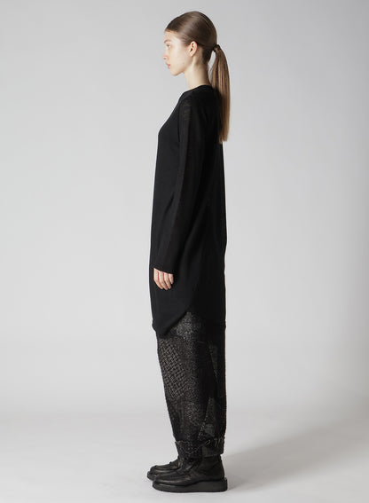 GAUZE NASHIJI ASYMMETRIC PULLOVER