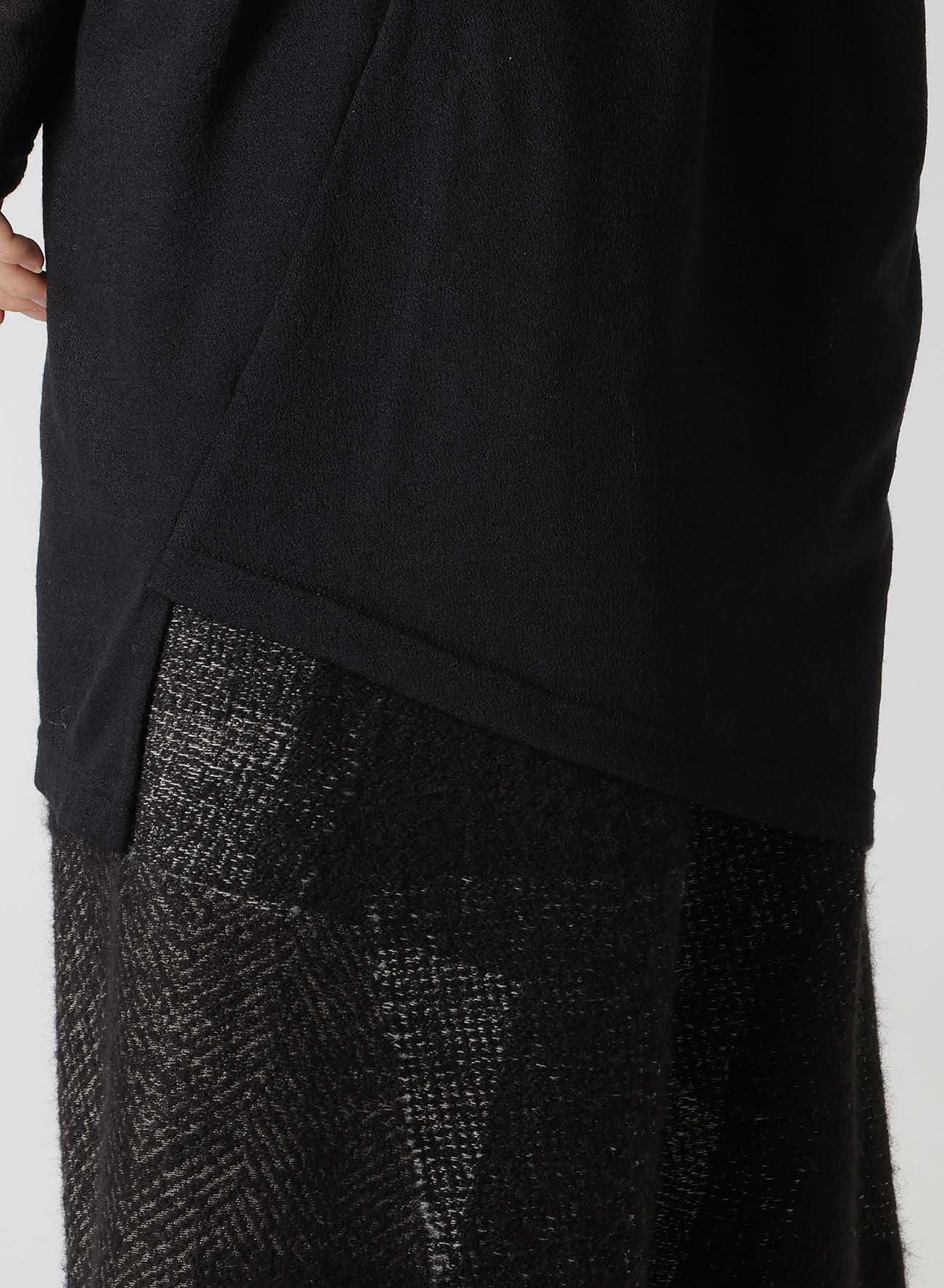 GAUZE NASHIJI ASYMMETRIC PULLOVER