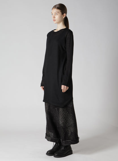 GAUZE NASHIJI ASYMMETRIC PULLOVER