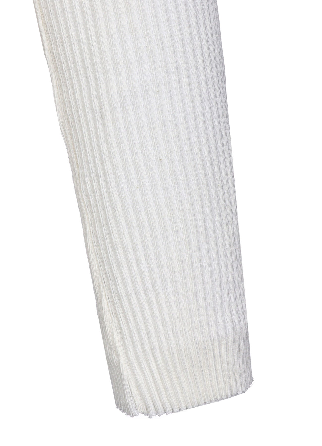 GAUZE RIB SIDE DRAPE ROUND T