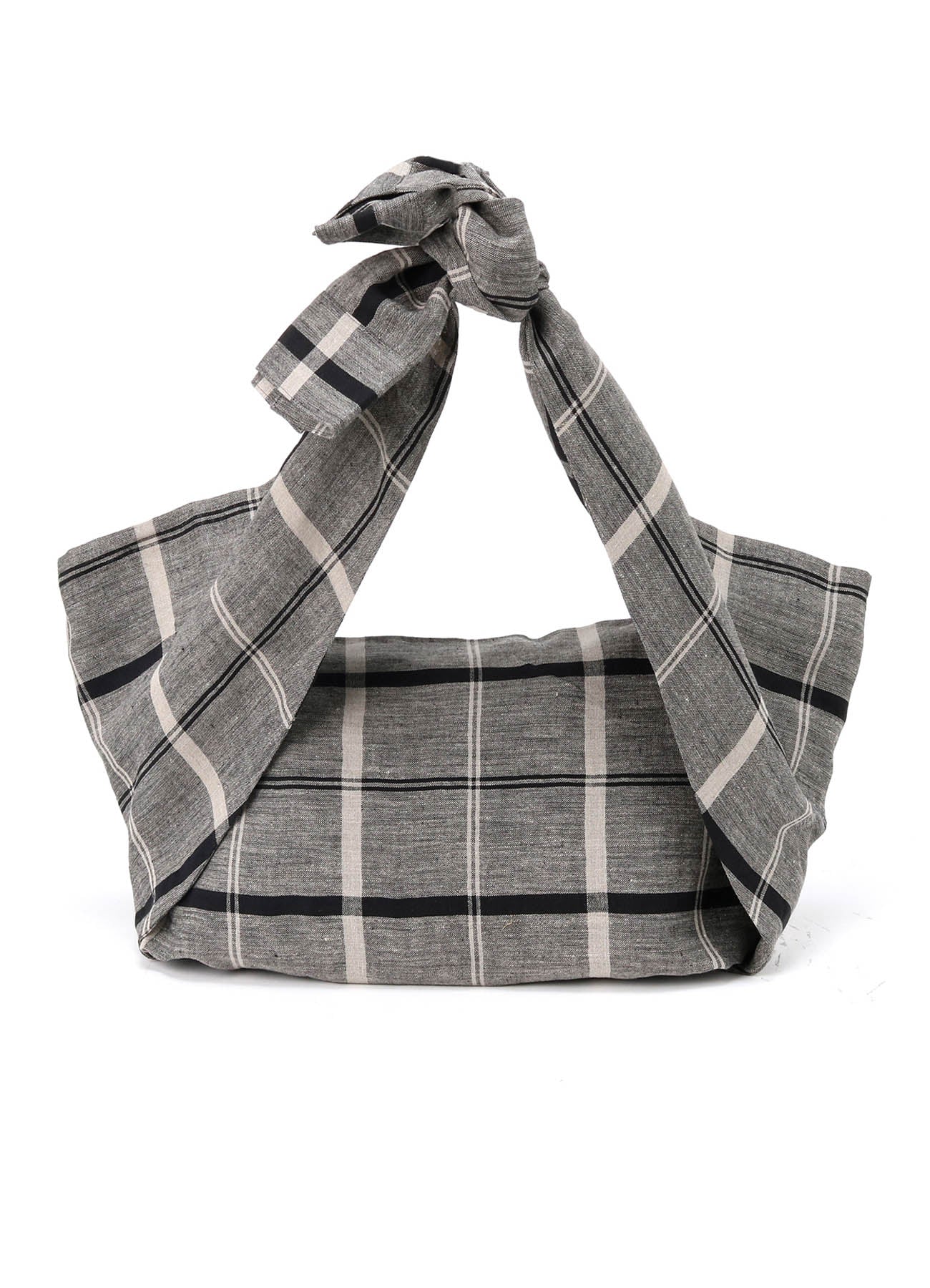 【1/23 12:00(JST) Release】LINEN/NYLON PLAID SHIRT SLEEVE BODY BAG