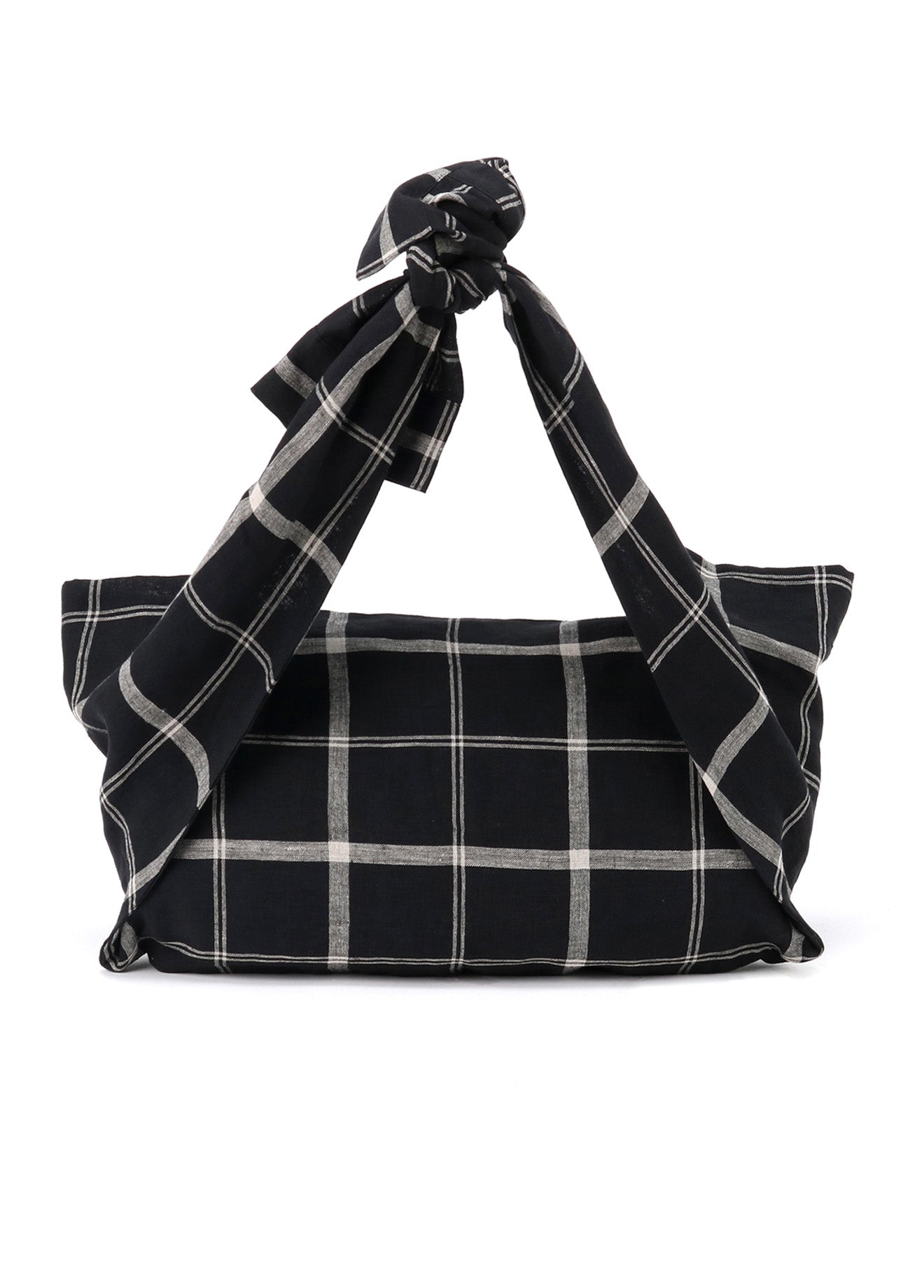 【1/23 12:00(JST) Release】LINEN/NYLON PLAID SHIRT SLEEVE BODY BAG