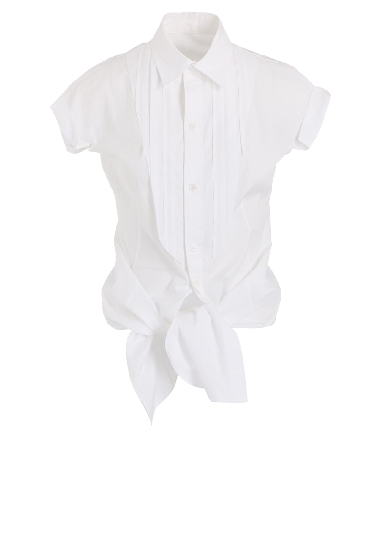 100/2 COTTON BROAD PLEATED SHIRT