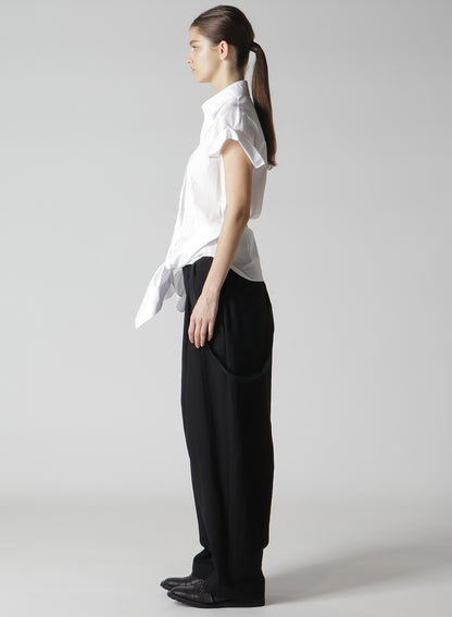 100/2 COTTON BROAD PLEATED SHIRT