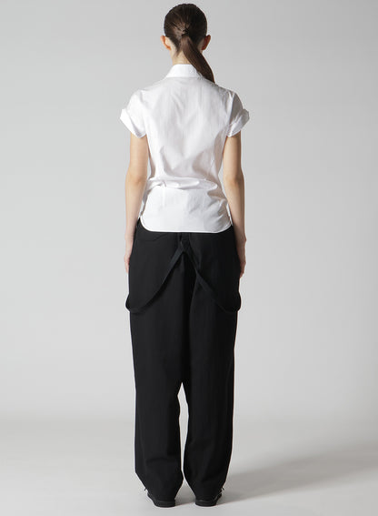 100/2 COTTON BROAD PLEATED SHIRT