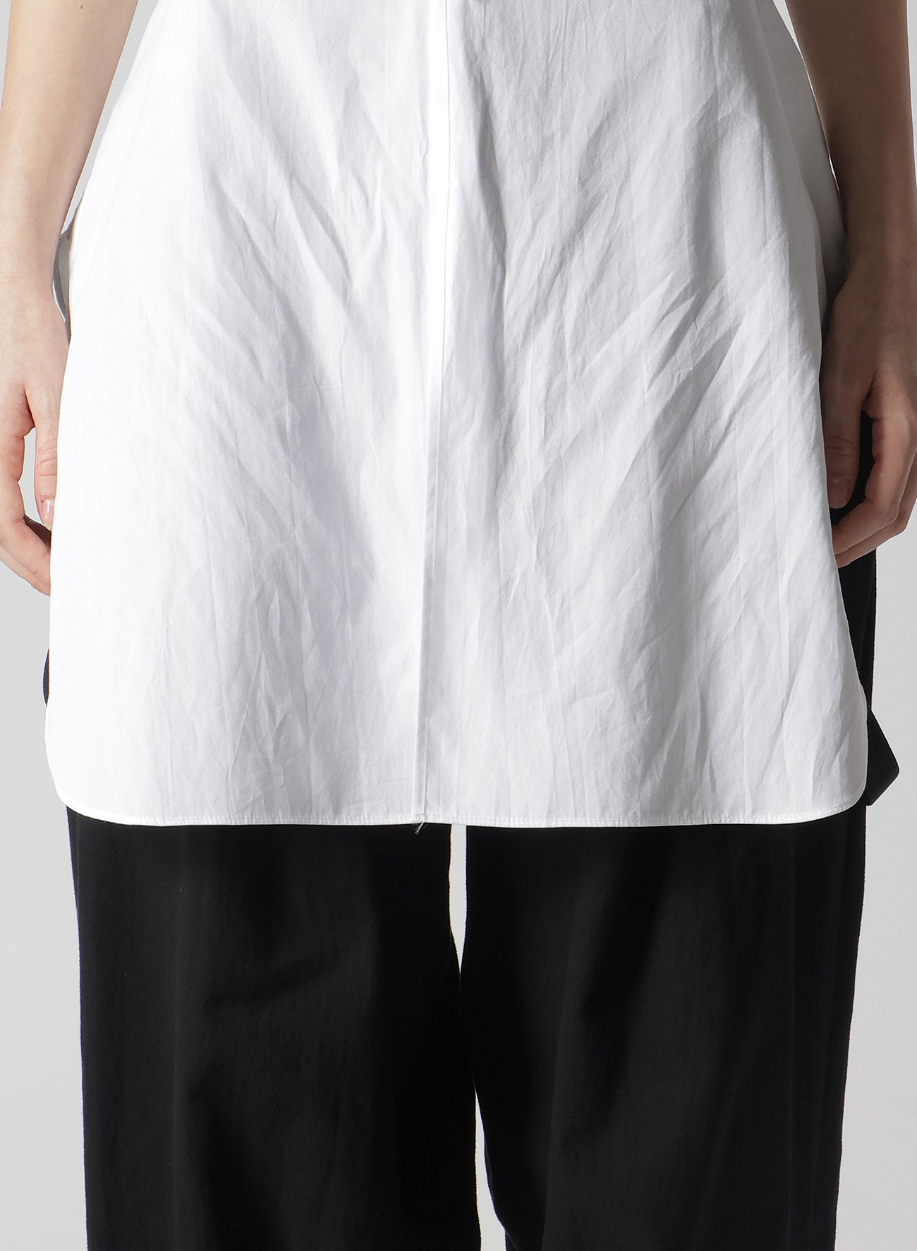 100/2 COTTON BROAD PLEATED SHIRT