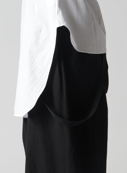 100/2 COTTON BROAD PLEATED SHIRT