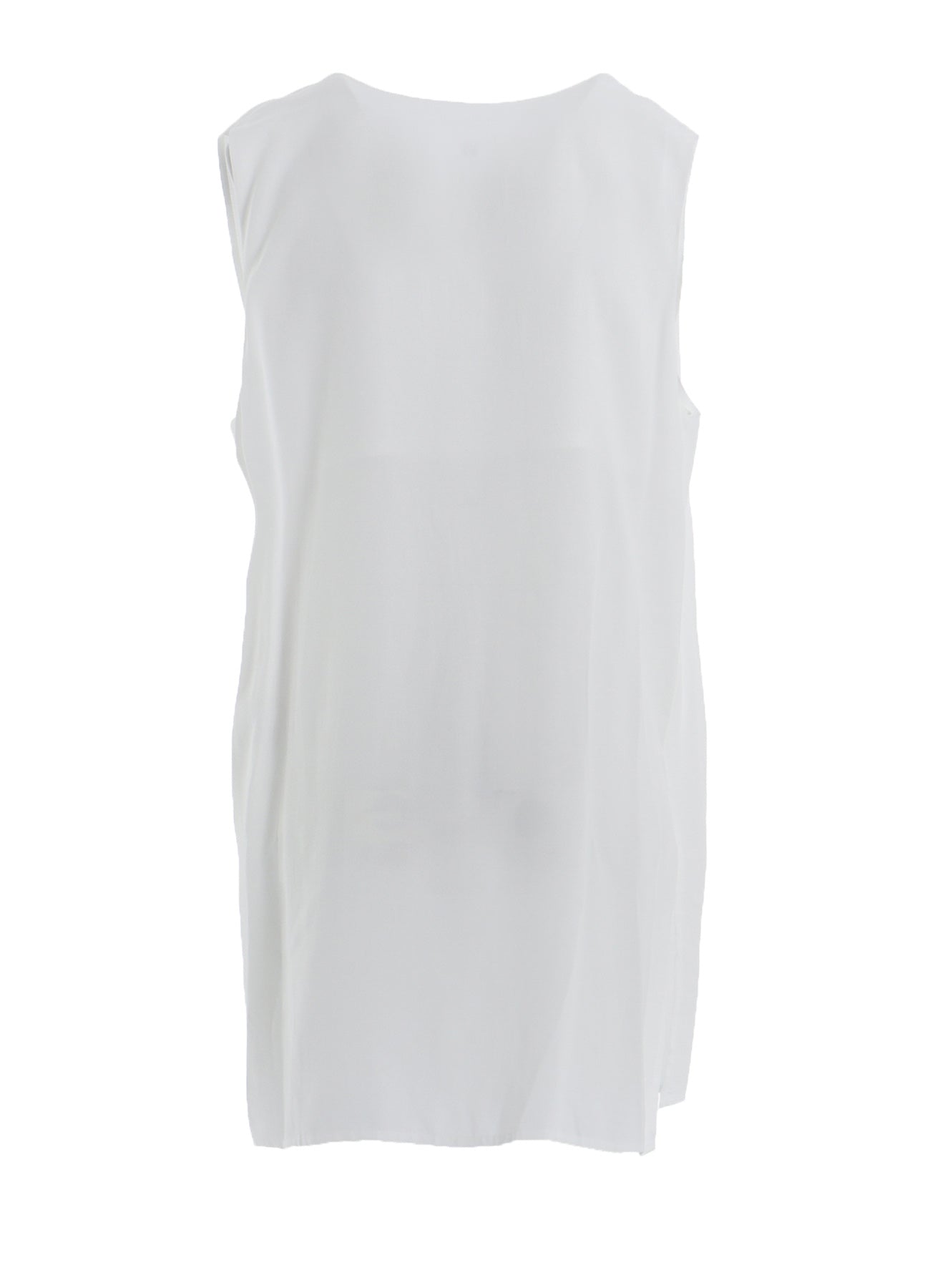 RAYON CAMBRIC FRONT DOUBLE DRAPE BLOUSE