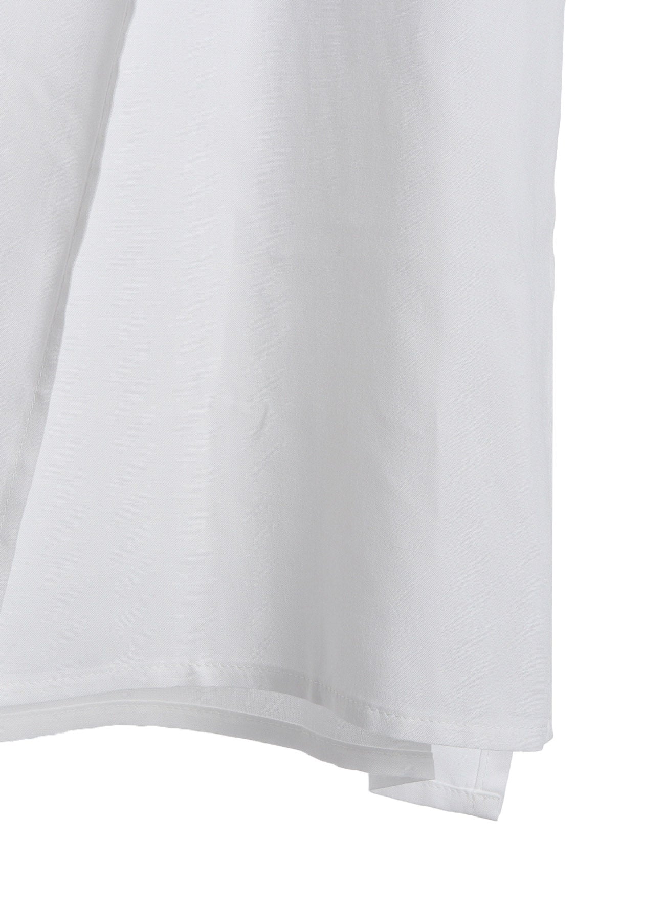 RAYON CAMBRIC FRONT DOUBLE DRAPE BLOUSE