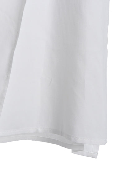 RAYON CAMBRIC FRONT DOUBLE DRAPE BLOUSE