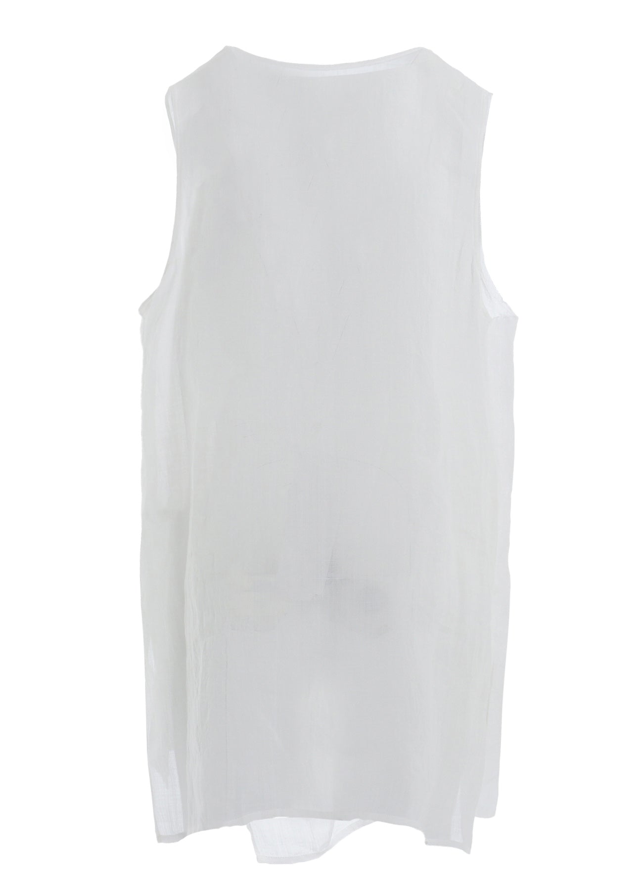 RAMIE LAWN DOUBLE FRONT DRAPE SHIRT