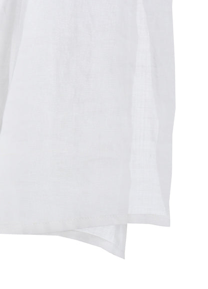 RAMIE LAWN DOUBLE FRONT DRAPE SHIRT