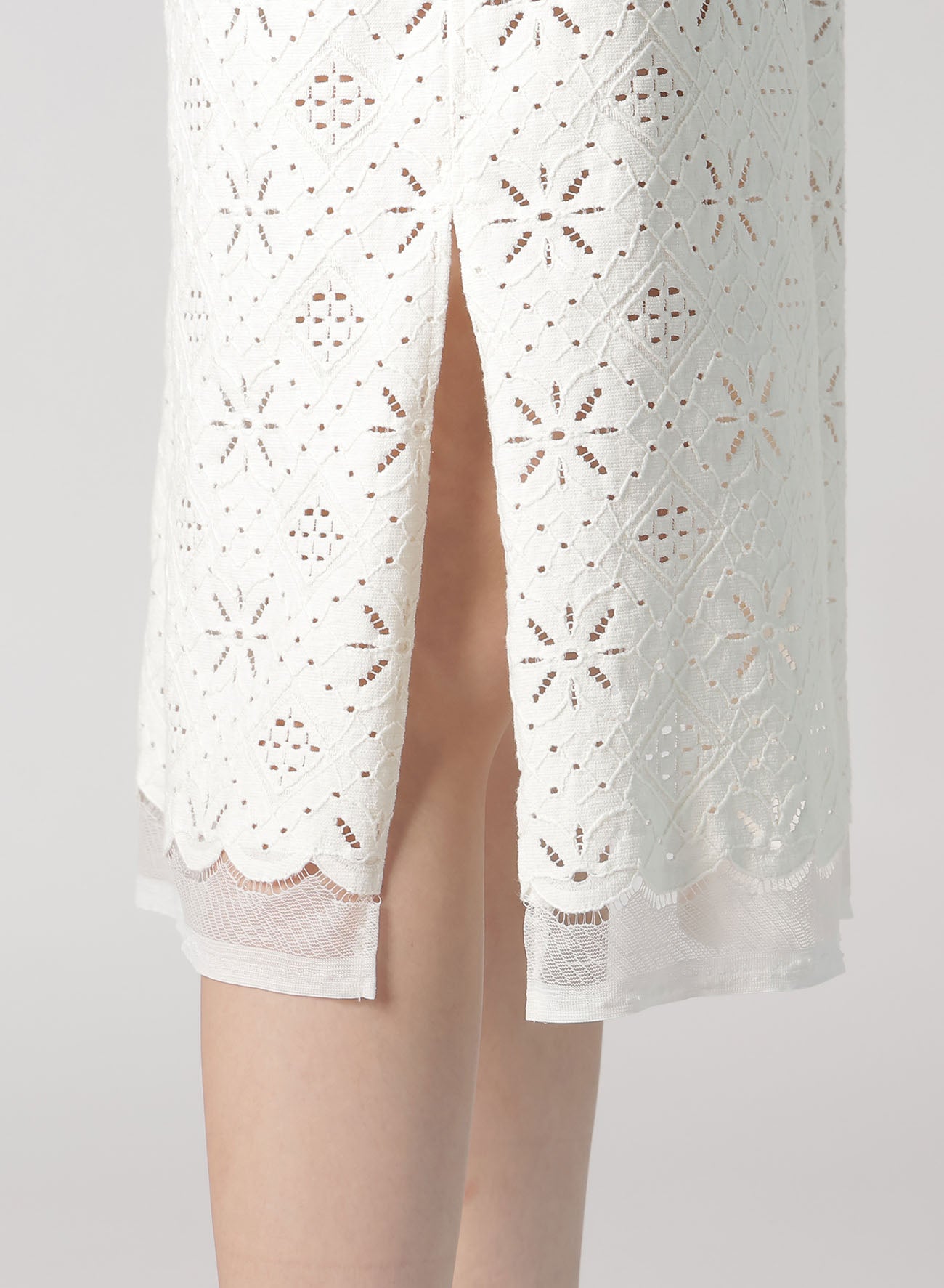 COTTON LACE LONG SHIRT