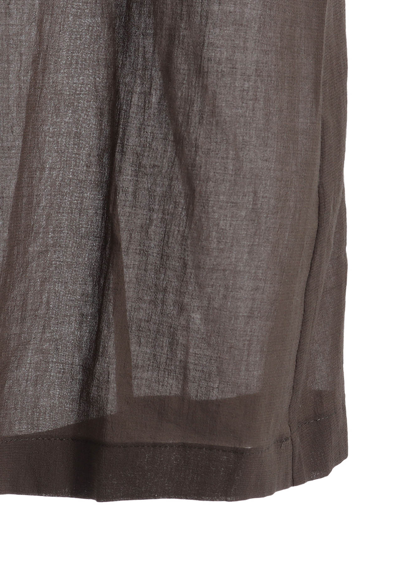 COTTON CHIFFON HOODIE COAT