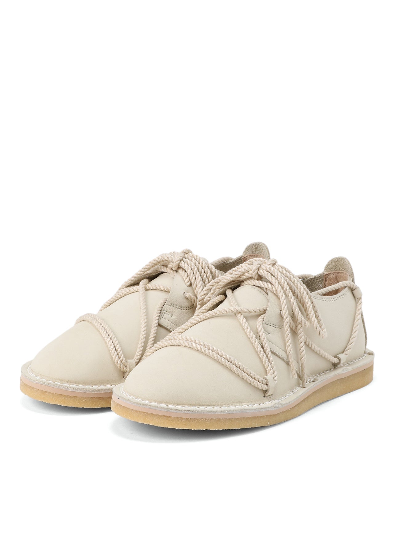 NUBUCK LEATHER RANDOM ROPE SHOES