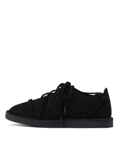 NUBUCK LEATHER RANDOM ROPE SHOES