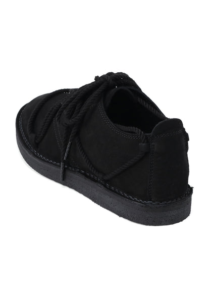 NUBUCK LEATHER RANDOM ROPE SHOES