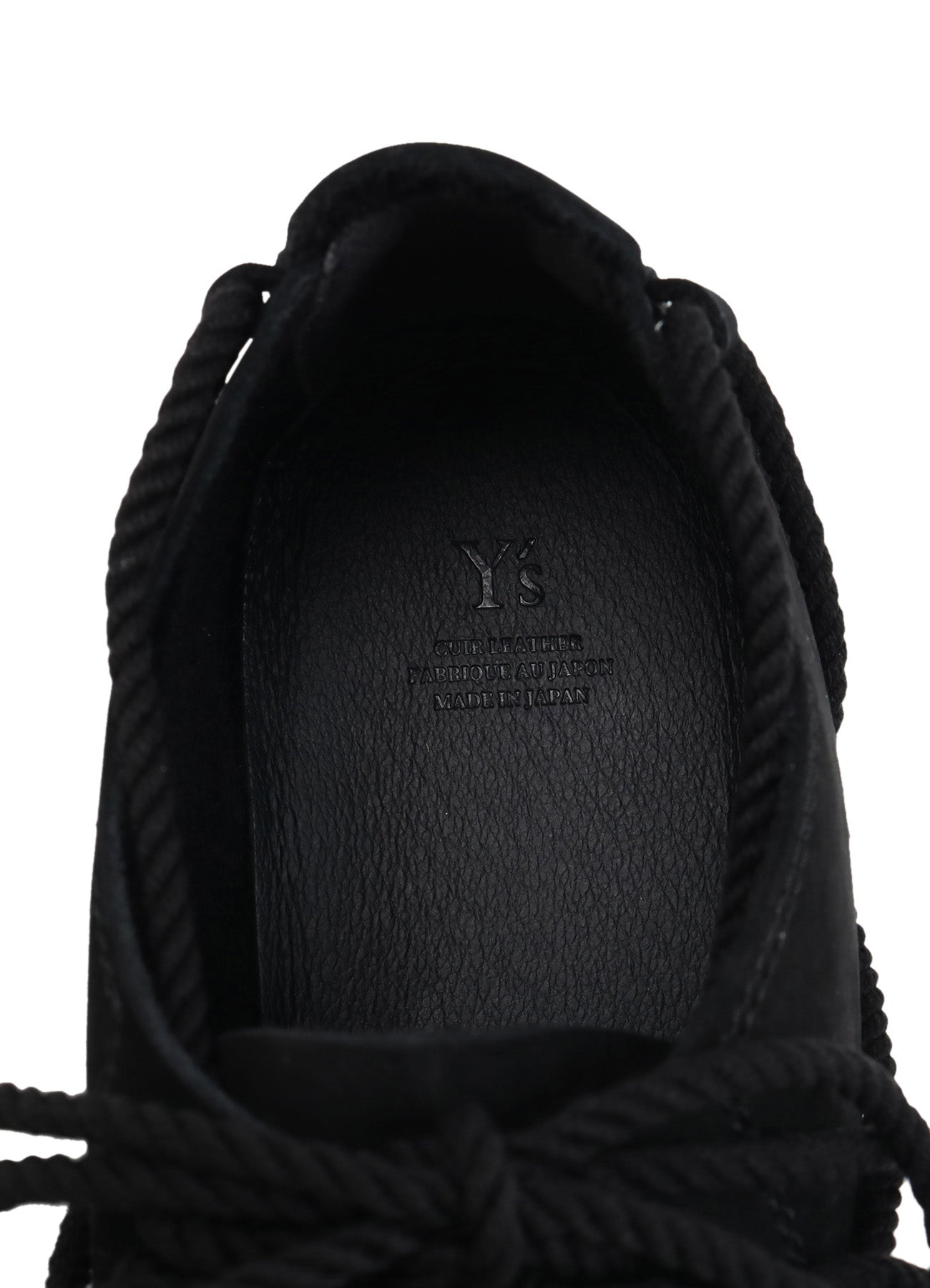 NUBUCK LEATHER RANDOM ROPE SHOES