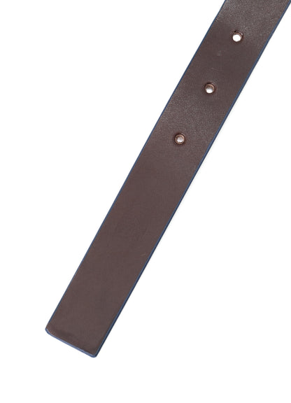 THICK SEMI GLOSS LEATHER 25MM BELT