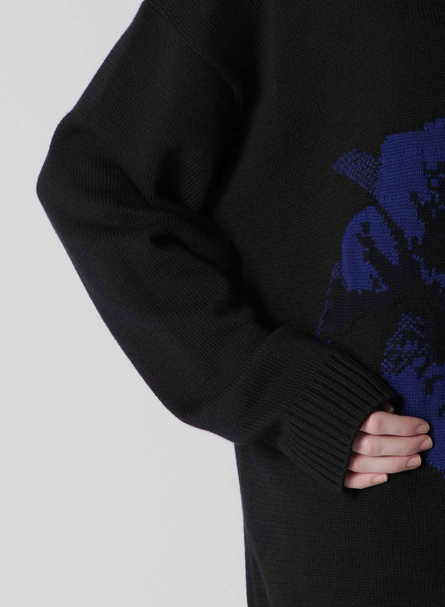 【1/23 12:00(JST) Release】BIG FLOWER LONG SLEEVE KNIT PULLOVER