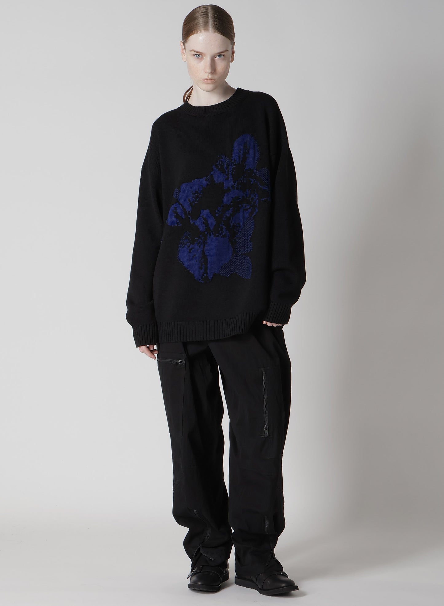 【1/23 12:00(JST) Release】BIG FLOWER LONG SLEEVE KNIT PULLOVER