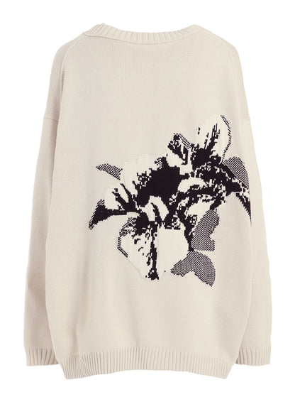 【1/23 12:00(JST) Release】BIG FLOWER KNIT CARDIGAN