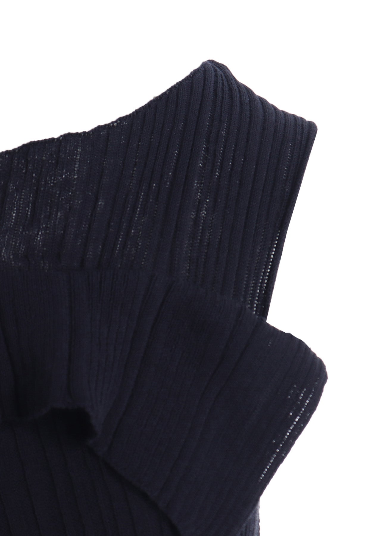 12G2P RANDOM THIN RIB ASYMMETRIC LONG DRESS