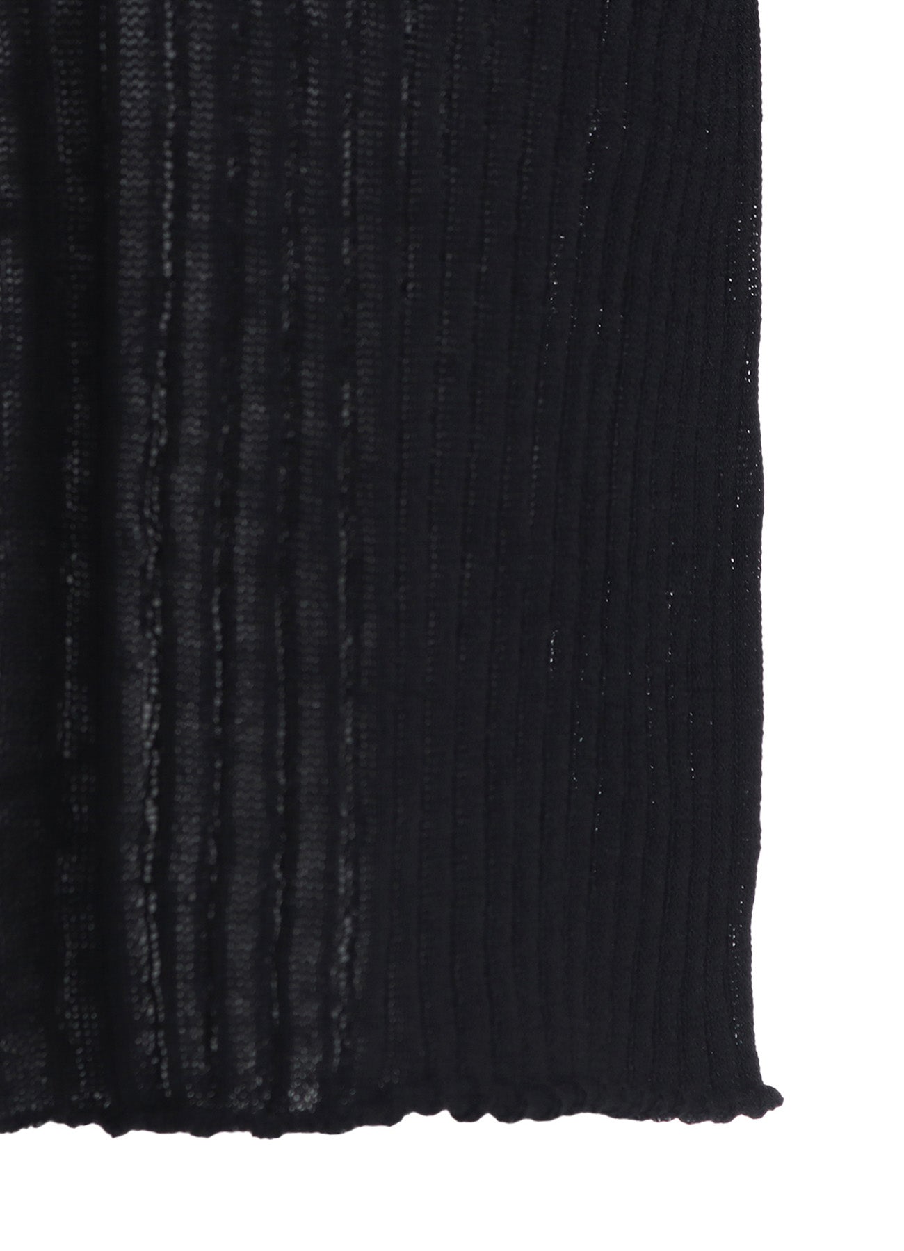 WIDE RIB WG LACE UP LONG SLEEVE CARDIGAN
