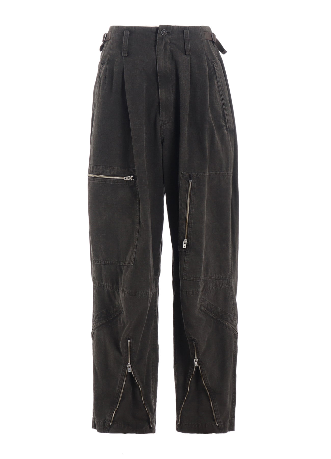 COTTON SLAB GARMENT DYEING FLIGHT PANTS