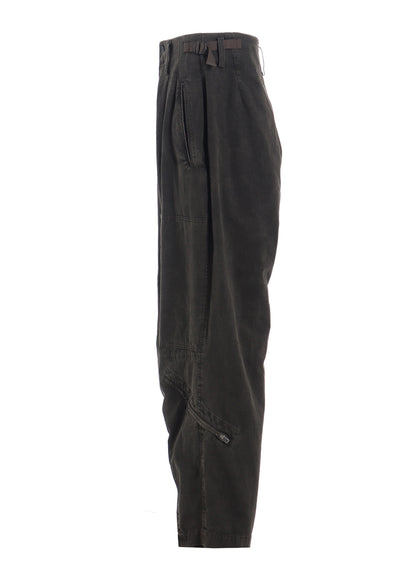 COTTON SLAB GARMENT DYEING FLIGHT PANTS