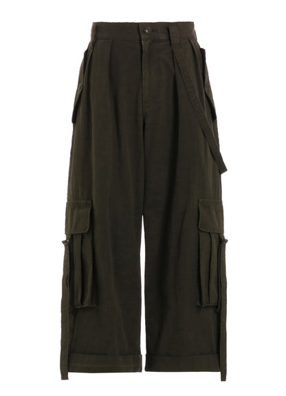 COTTON SLAB GARMENT DYEING MACKIN CARGO PANTS