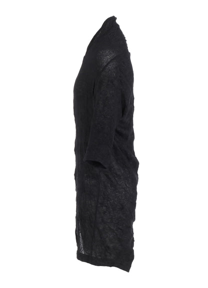 TUCK MILLING WRINKLE BACK DRAPE T