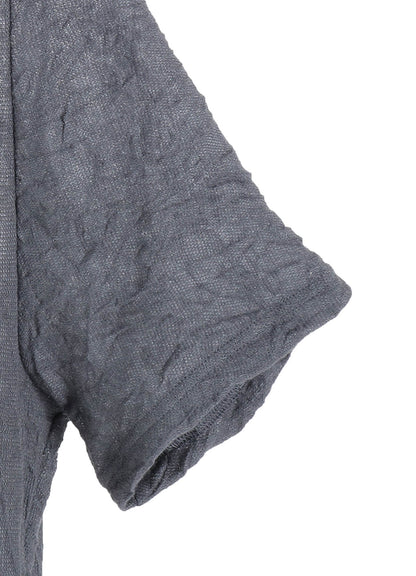 TUCK MILLING WRINKLE DRAPE DRESS