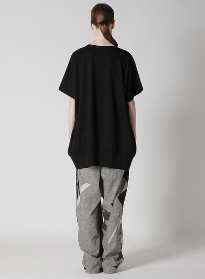 COTON JERSEY Y'S STITCH SLEEVELESS BIG T