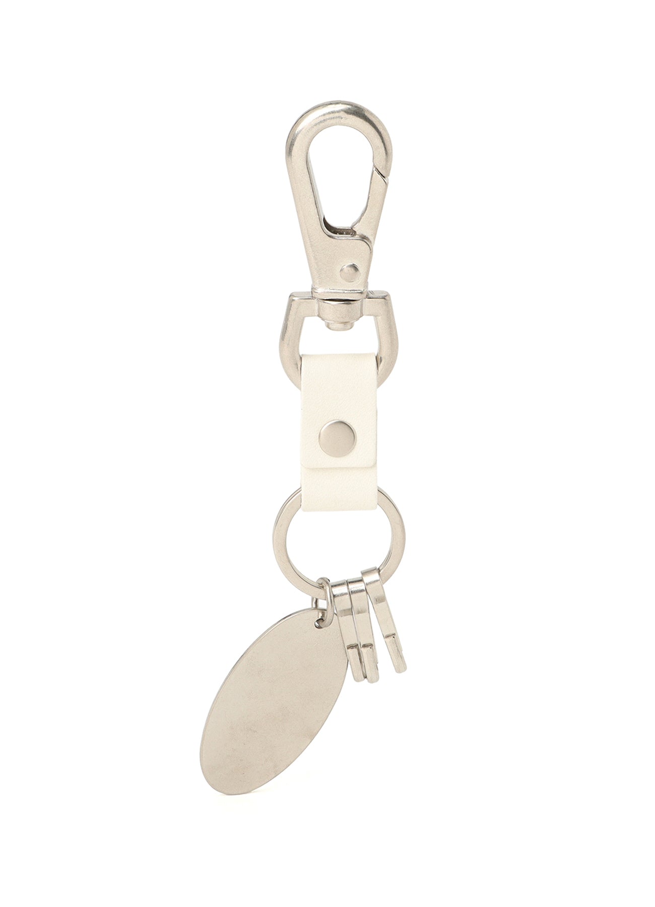 BRASS Y'S PLATE KEYRING