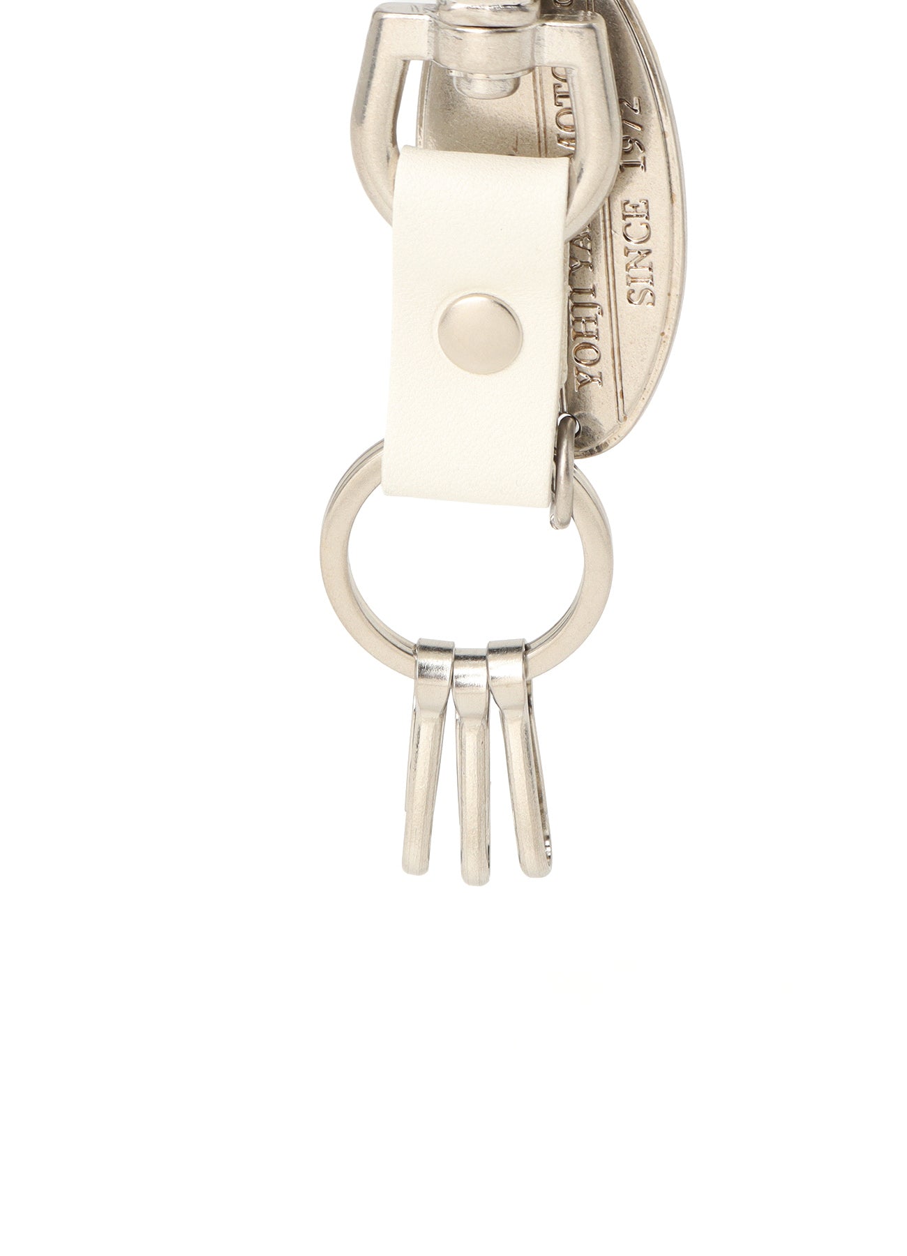 BRASS Y'S PLATE KEYRING