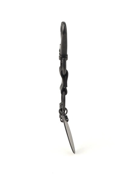 BRASS Y'S PLATE KEYRING