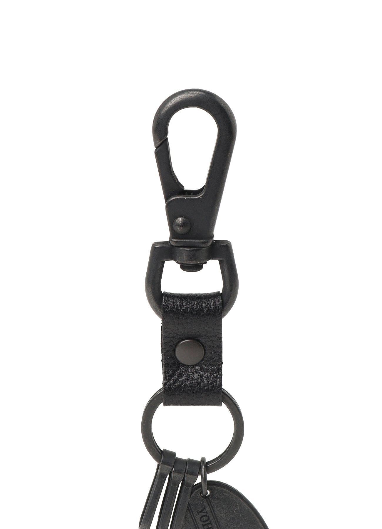 BRASS Y'S PLATE KEYRING