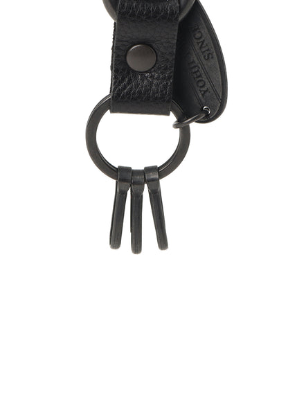 BRASS Y'S PLATE KEYRING