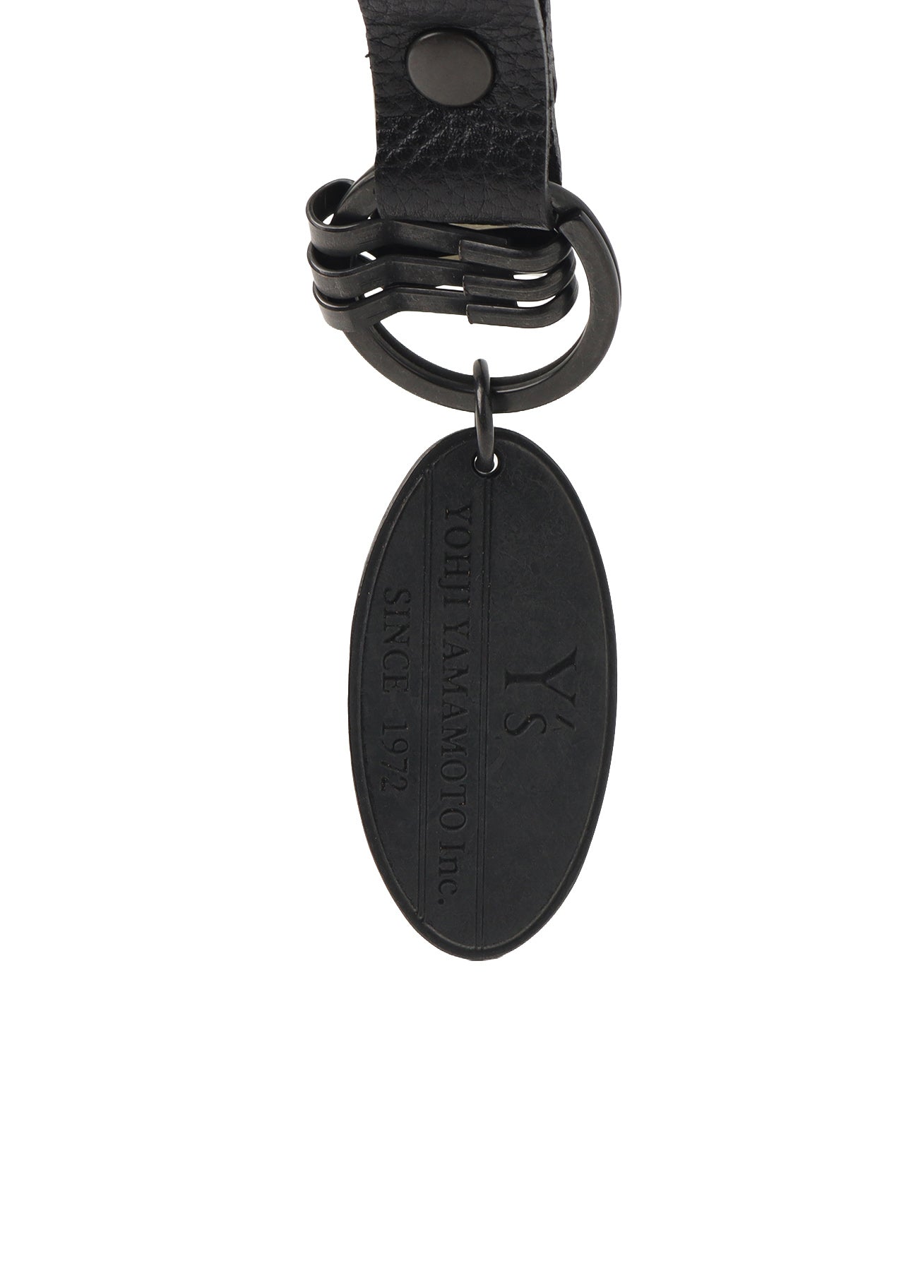 BRASS Y'S PLATE KEYRING