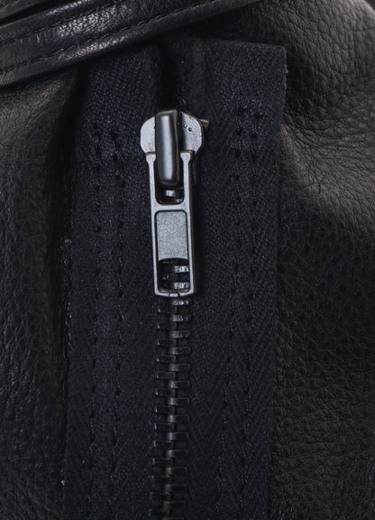 SOFT LEATHER  ZIPPER MINI POCHETTE