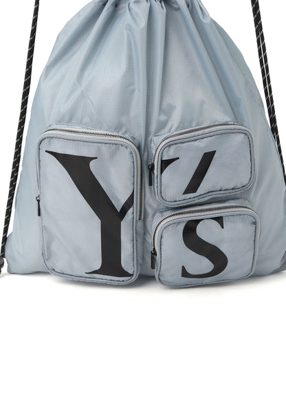 POLYESTER LOGO KNAPSACK