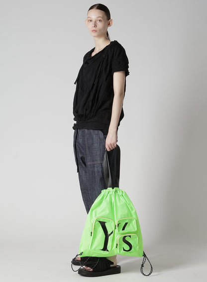 POLYESTER LOGO KNAPSACK