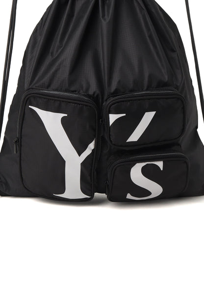 POLYESTER LOGO KNAPSACK