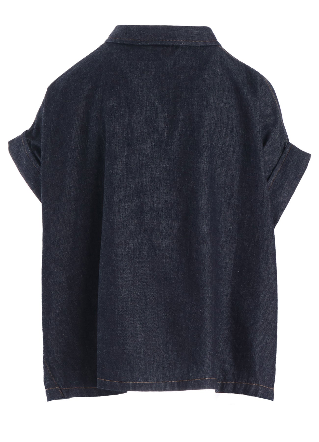 6OZ DENIM SHORT BLOUSE