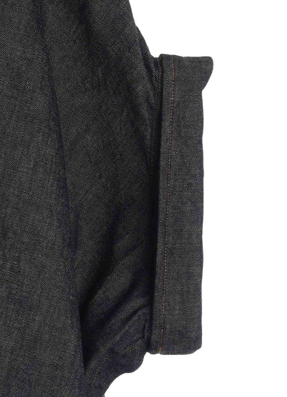 6OZ DENIM SHORT BLOUSE